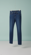 Indigo Slim-Fit Jeans With Stretch